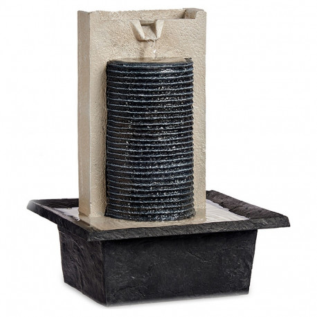 Fountain Gift Decor 31F 31F Black Grey Resin Plastic