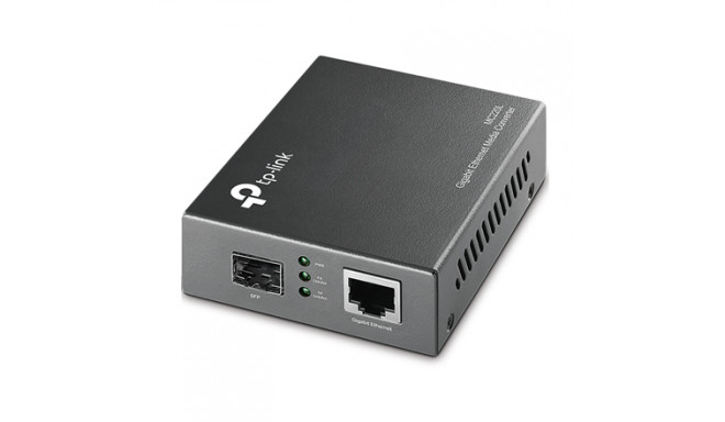 TP-LINK | Gigabit Ethernet Media Converter | MC220L | Gigabit SFP port | 10/100/1000M RJ45 port (Aut