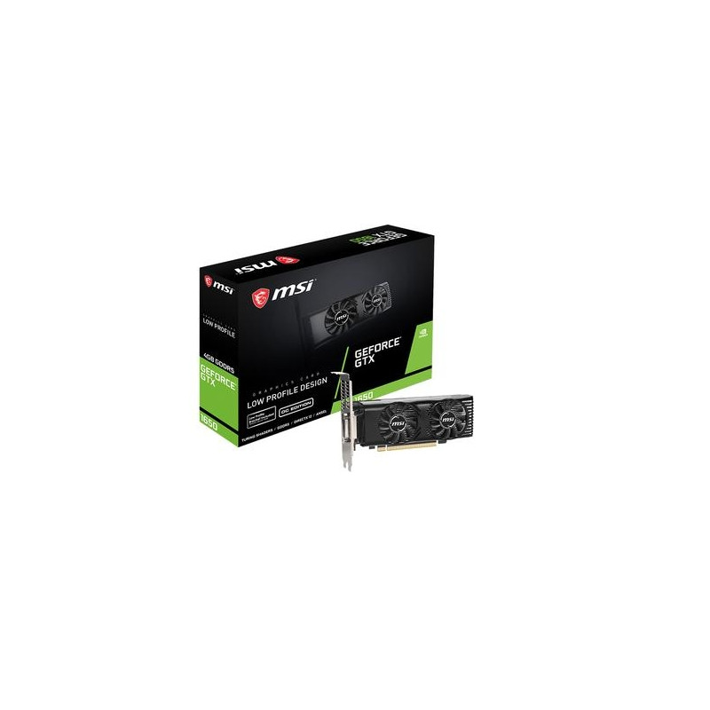 MSI GeForce GTX 1650 4GT LP OC NVIDIA 4 GB GDDR5 - VGA cards