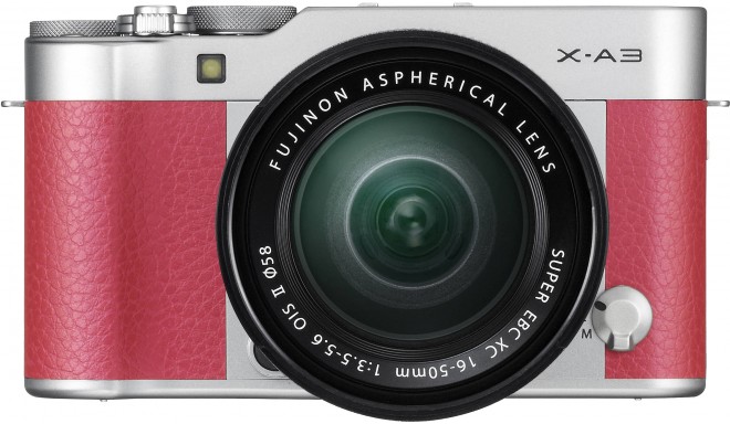 Fujifilm X-A3 + 16-50mm Kit, pink