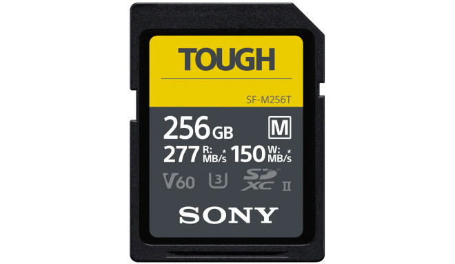 Sony memory card SDXC 256GB M Tough UHS-II C10 U3 V60