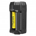 Nitecore V2 Pro auto Lader (AA) met Led indicator + USB lader voor Mobiele telefoons