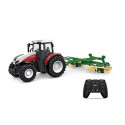 Agricultural tractor with a hay rake 1:24 2.4ghz rtr