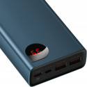 LiPo PowerBank 20000mAh 65W PD3.0 QC3.0 2xUSB + USB C Adaman Blue BASEUS