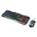 Trust GXT 845 Tural keyboard USB QWERTY Black