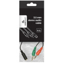 Gembird cable 3.5mm - 2x3.5mm Stereo