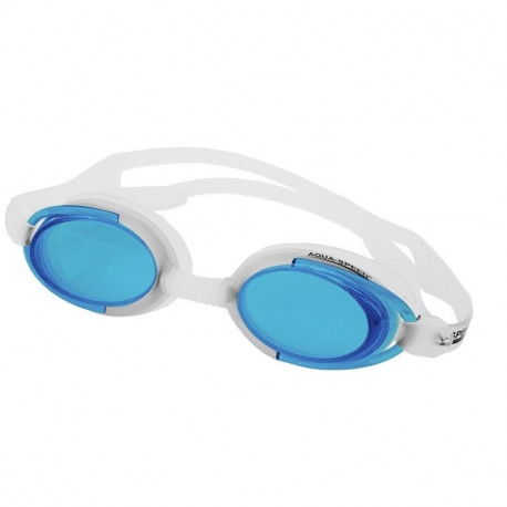 Aqua-Speed Malibu swimming goggles white and blue