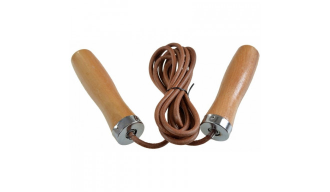 Leather skipping rope PROFIT DROP DK 1019