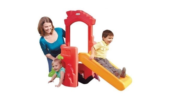 Mini playground with water slide