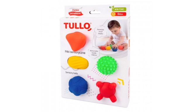 Sensory balls shapes 5 pcs AM Tullo colorful 420