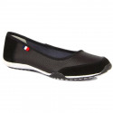 Black openwork leather ballerinas In Filippo (37)