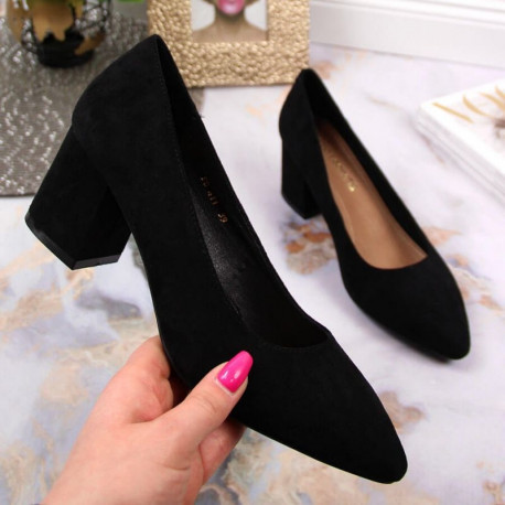 Sergio Leone W SK358A black high heel pumps (38)