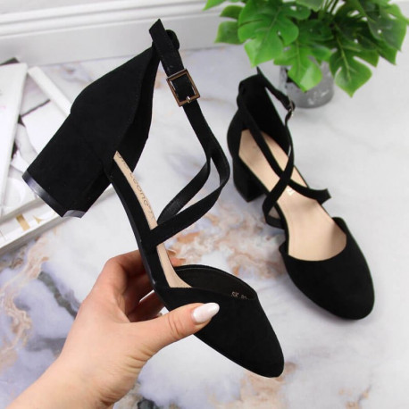 Sergio Leone W SK365A black strappy sandals (39)