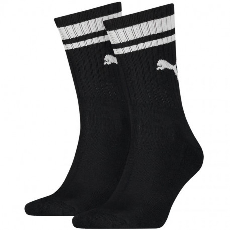 Puma Crew Heritage Stripes socks 2 pack Unisex 907944 01 (43-46)