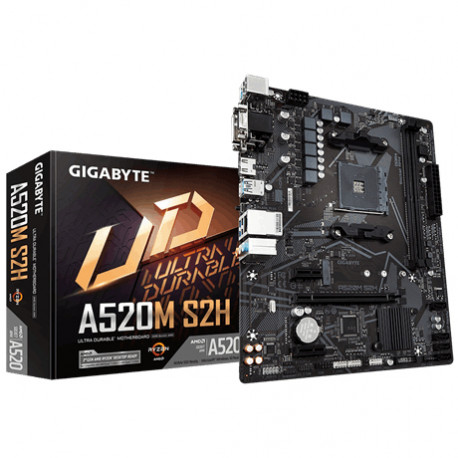 Gigabyte emaplaat A520M S2H AM4 DDR4