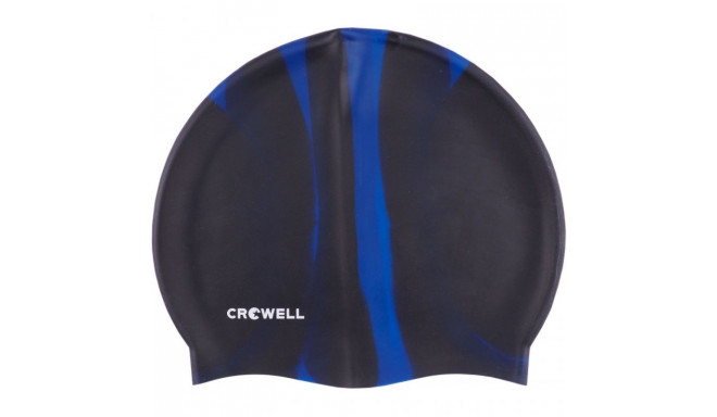 Crowell Multi-Flame-11 silicone swimming cap