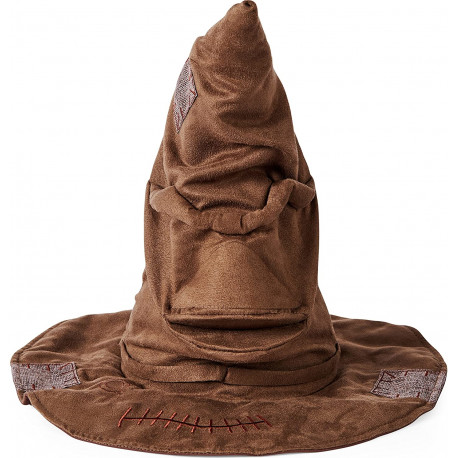 Wizarding World Harry Potter - Interaktiver Sprechender Hut (braun, Mit Sound)