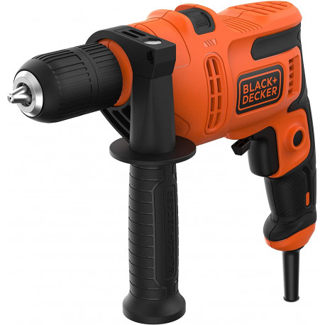 BLACK + DECKER impact drill BEH200K-QS 500W - right / left rotation, 13mm