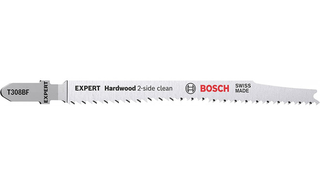 Bosch Expert jigsaw blade T 308 B 'Wood 2-side clean', 5 pieces