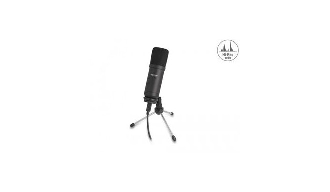 DeLOCK Professional USB condenser microphone 24 bit / 192 kHz for PC and laptop