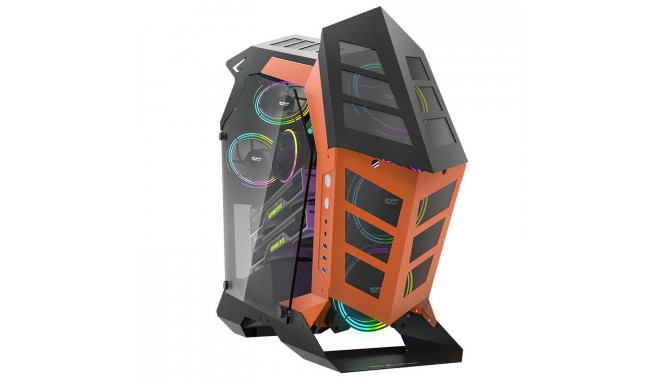 Darkflash K1 computer case (black and orange)