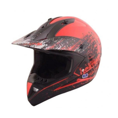 MOTORCYCLE HELMET HD-802 SIZE M ORANGE
