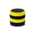 Conceptronic wireless speaker Bluetooth Super Bass, black/yellow