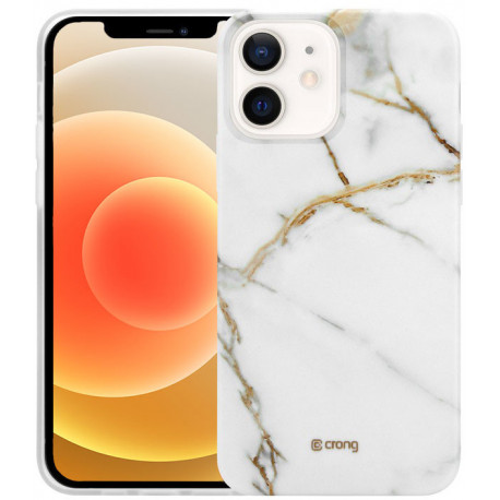 Crong case Marble Apple iPhone 12 Mini, white