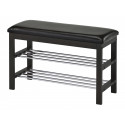 Stool - shoe rack Morgan Plus black