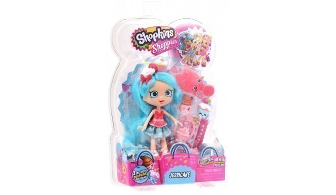 SHOPKINS Doll Shoppies blue hair