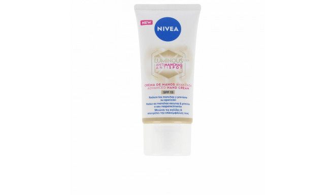 Rokas krēms pret brūniem pleķiem Nivea Luminous 630º Spf 15 (50 ml)