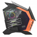 Darkflash K1 computer case (black and orange)