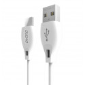 Dudao kabel USB Type C 2.1A 2m bílý (L4T 2m bílý)