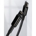 Baseus USB Type C kabel - Lightning Fast Charging Power Dodávka 20 W 1 m černý (CATLWJ-01)