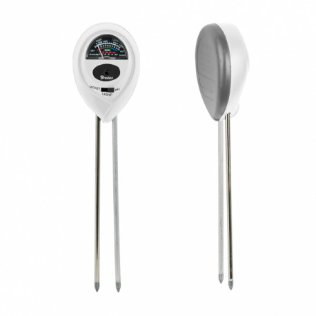 WHITE LINE 3 function garden meter - OVAL