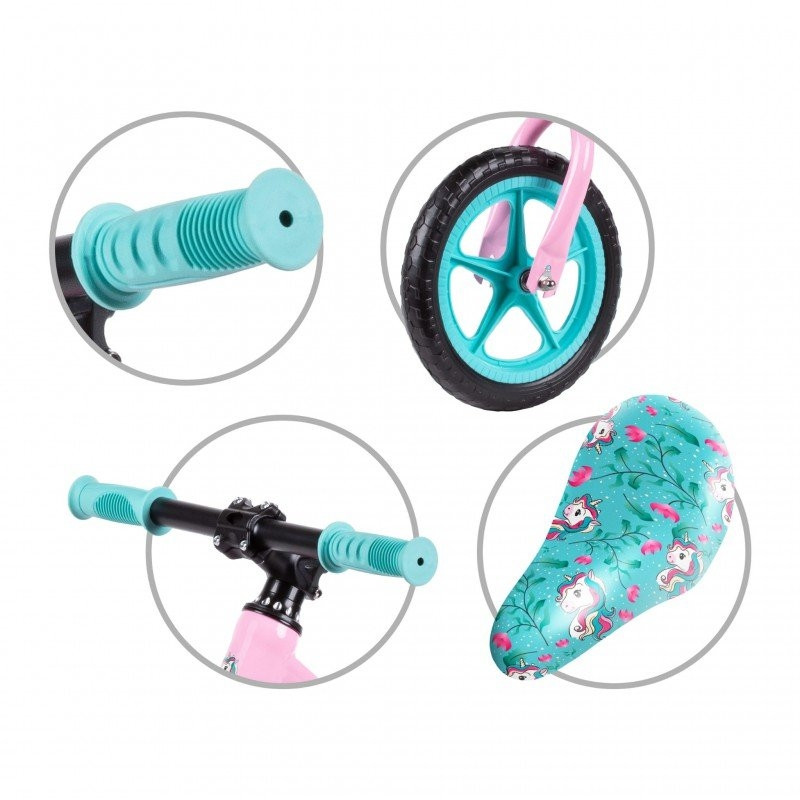 Kidwell Mundo Unicorn Balance Bike Children's bikes Photopoint.lv