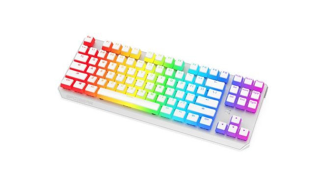 SPC Gear SPG064 keyboard RF Wireless + USB QWERTY English White