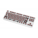 SPC Gear SPG064 keyboard RF Wireless + USB QWERTY English White