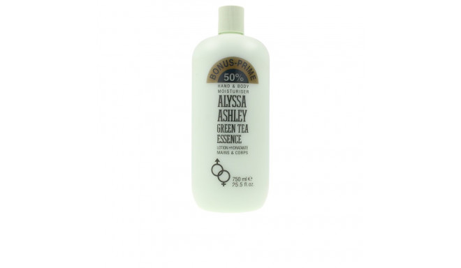 ALYSSA ASHLEY GREEN TEA ESSENCE hand & body moisturiser 750 ml