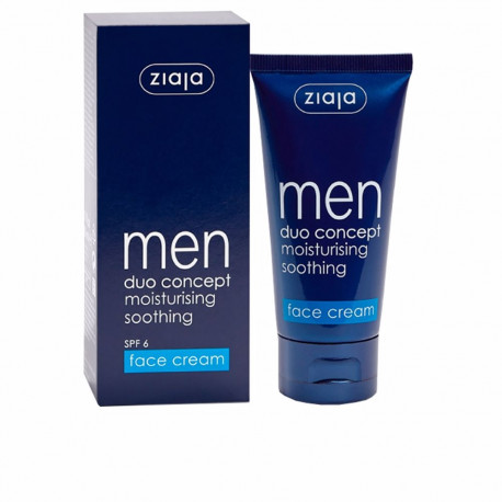 ZIAJA MEN crema facial para hombre SPF6 50 ml