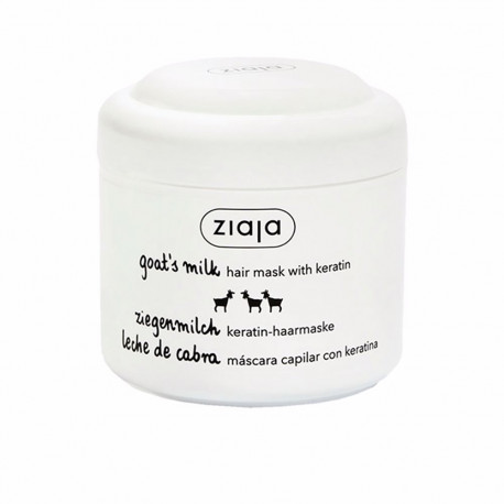ZIAJA LECHE DE CABRA mascarilla para el cabello 200 ml