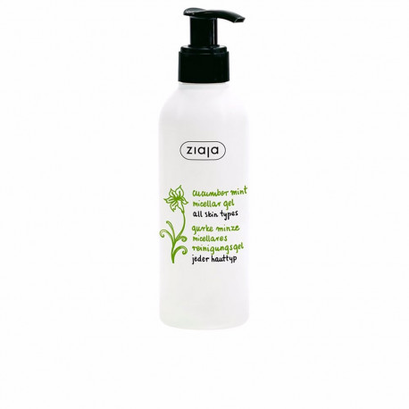ZIAJA PEPINO Y MENTA gel limpiador micelar 200 ml