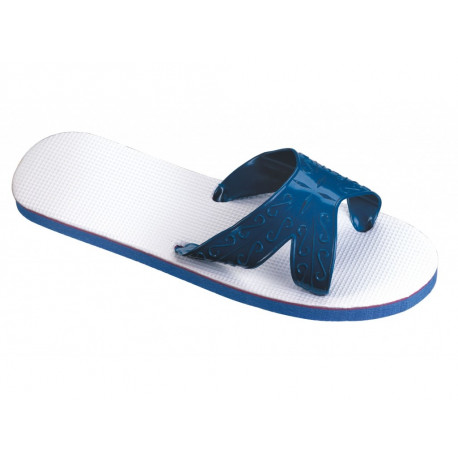 Slippers unisex BECO 9212 size 34/35 white/blue Flip-flops