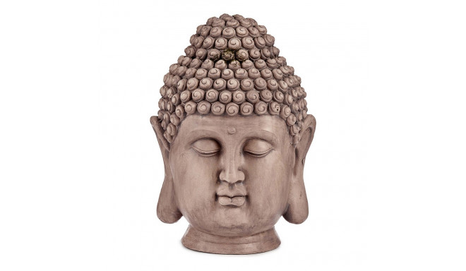 Dekoratīva figūra dārzam Buda Galva Pelēks Polirezīns (31,5 x 50,5 x 35 cm)