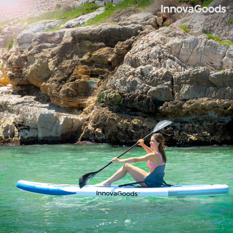 2-in-1 Inflatable Paddle Surf Board with Seat and Accessories Kaddle InnovaGoods 10,5'