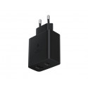 Samsung SAMSUNG Power Adapter Duo USB-A C Black