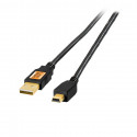 TetherPro USB 2.0 Male to Mini-B 5 pin 4.6m Black