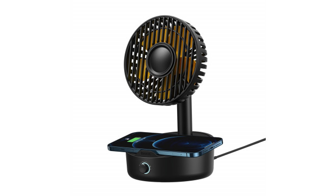 Baseus WXYZ-B01 table fan with wireless charging black