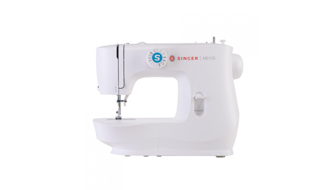 Singer | Sewing Machine | M2105 | Number of stitches 8 | Number of buttonholes 1 | White