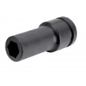 Kuuskant pikk löökpadrunvõti 32mm 3/4" Irimo